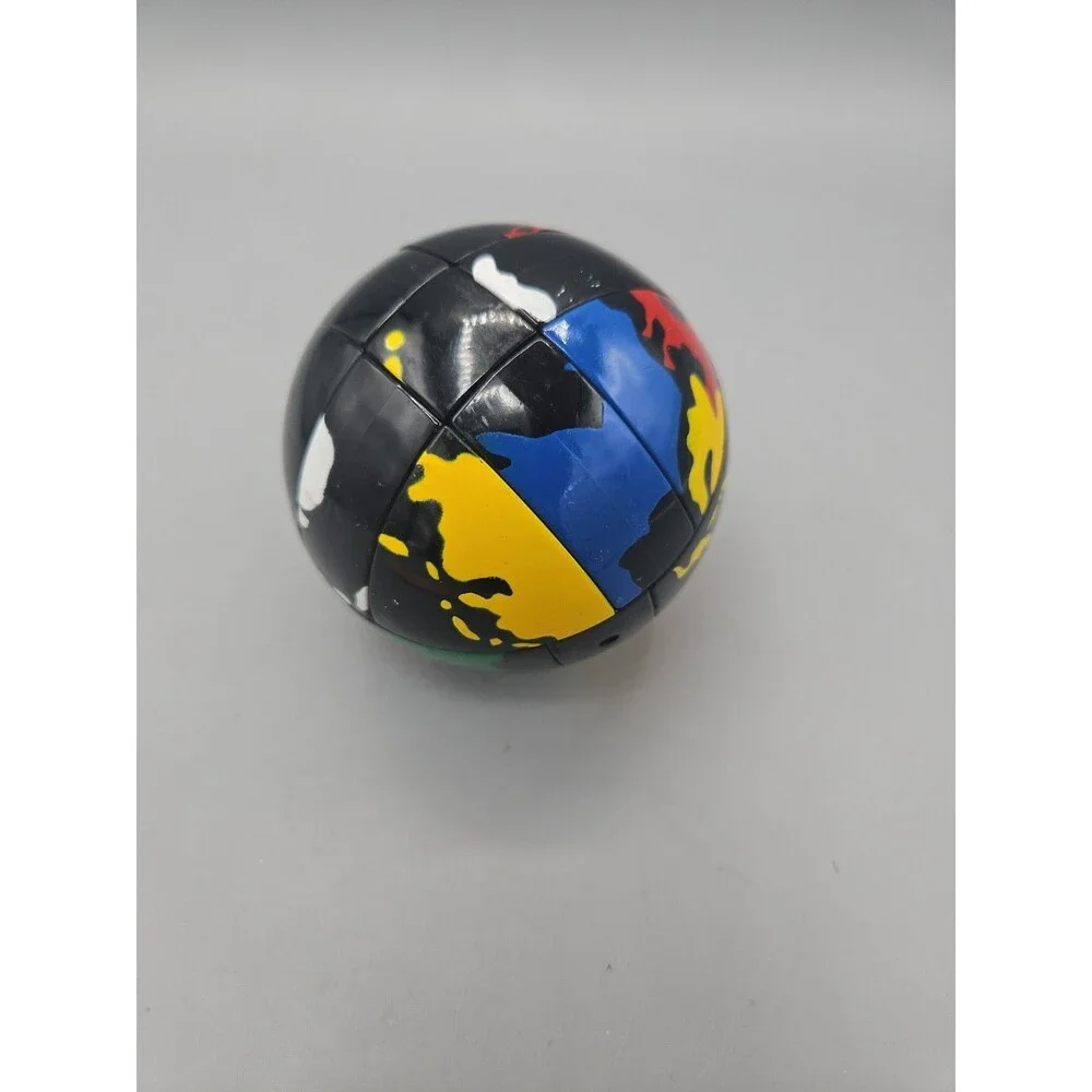Vintage 1982 Rubik’s World Puzzle Globe Sphere Toy Hong Kong Cube - No Stand